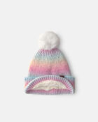 Filles - Tuque &agrave; pompon Lurex Kombi - Rose, image 2 sur 3 diapositives