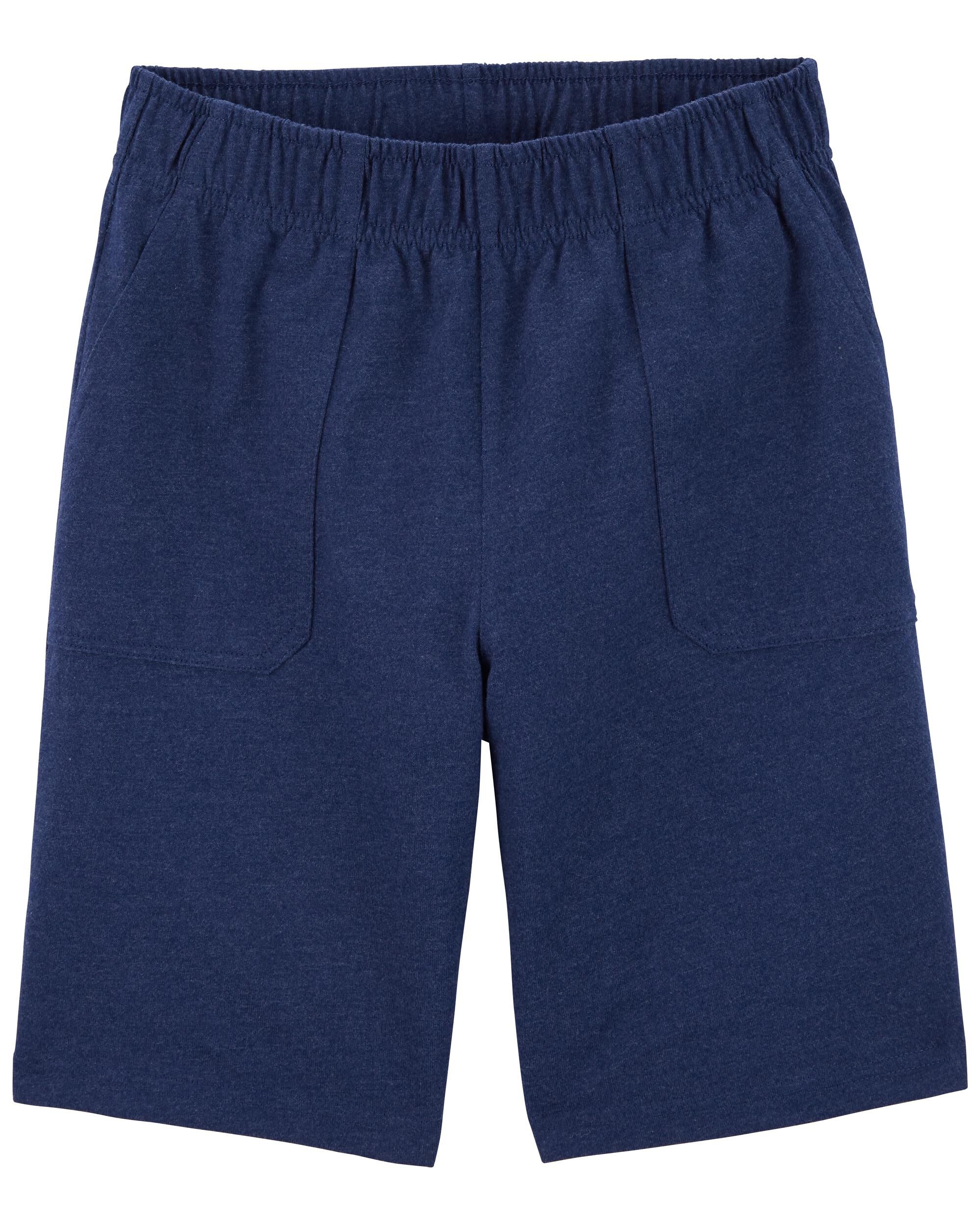 Navy online jersey shorts