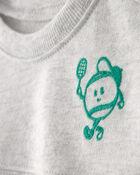 B&eacute;b&eacute; gar&ccedil;on - Ensemble de haut et de short de pickleball en 2 pi&egrave;ces - Gris, image 2 sur 4 diapositives