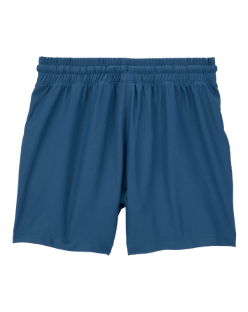 Kid Solid Woven Shorts - Navy, 