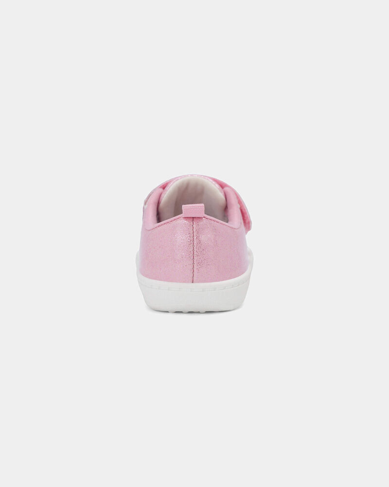 Baby Girl Every Step&reg; First Walker Shimmer Sneakers - Pink, image 3 of 6 slides