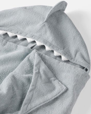 Toddler Organic Cotton Shark Towel, 