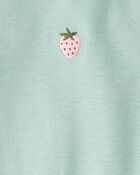 Baby Girl 5-Pack Fruit Print Cotton Multipack Bodysuits - Brown/Green/Pink/Red/White, image 4 of 8 slides