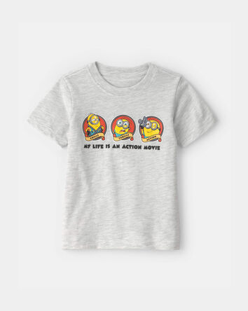 Toddler Despicable Me Minions Graphic Tee - Grey, 