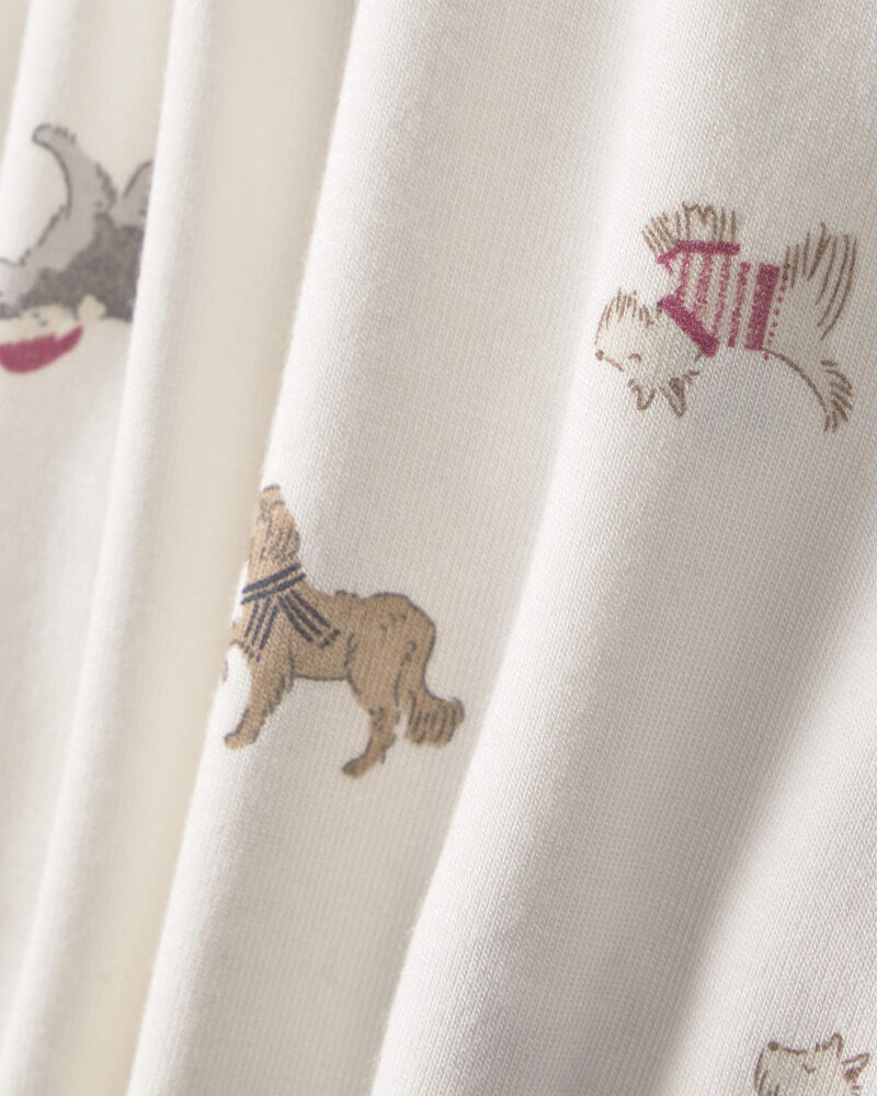 Baby 1-Piece Dog PurelySoft&trade; Snug Fit Pyjama - Cream, image 5 of 9 slides