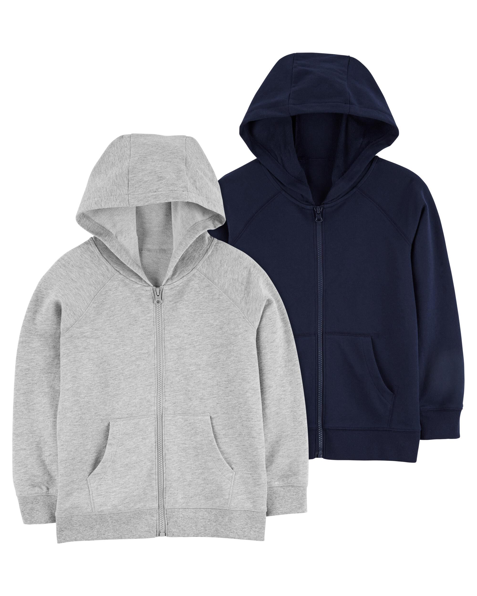 Multi Kid 2 Pack Zip Up Hoodies Carter s Oshkosh Canada