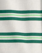 Tout-petit gar&ccedil;on - Ensemble 4 pi&egrave;ces de pyjamas ajust&eacute;s &agrave; manches courtes en 100 % coton, soccer et dinosaures - Vert, image 2 sur 4 diapositives