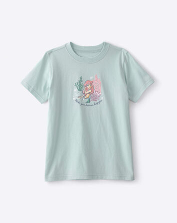 Girls Disney&copy; Ariel Graphic Tee - Blue, 