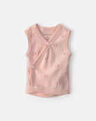 Baby Girl Sheep Side-Snap Tank - Pink, image 1 of 4 slides