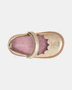 Baby Girl Every Step&reg; First Walker Shiny Dress Shoes - Gold, image 4 of 6 slides