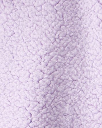 Baby Girl DayDream Fleece Quarter-Zip Pullover Sweatshirt - Purple, 