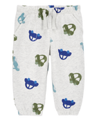 Bébé Pantalon à enfiler en molleton imprimé voiture, image 1 sur 4 diapositives