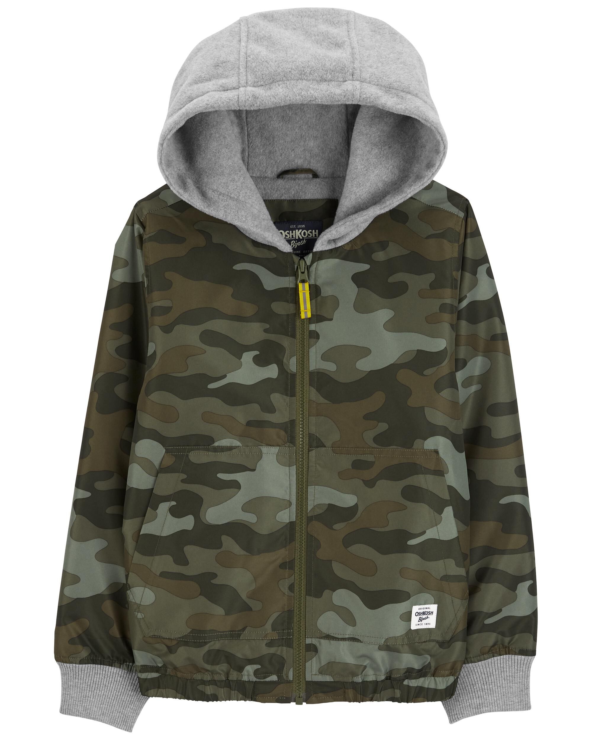 Kids camo bomber jacket deals
