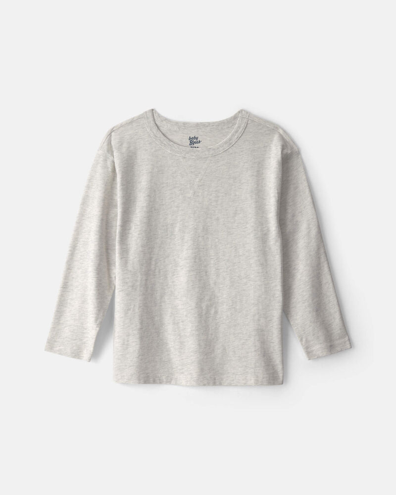 Gar&ccedil;ons - T-shirt &agrave; manches longues &ndash; Gris, image 1 sur 5 diapositives
