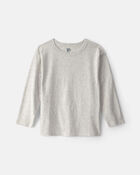 Gar&ccedil;ons - T-shirt &agrave; manches longues &ndash; Gris, image 1 sur 5 diapositives