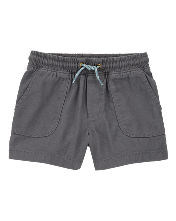 Toddler Cotton Shorts - Grey, 