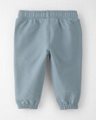 B&eacute;b&eacute; - Emballage 2 pantalons de jogging en jersey bouclette de coton biologique, image 2 sur 5 diapositives