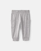 Baby Boy 2-Piece Varsity Long-Sleeve Bodysuit & Pant Set - Grey, image 3 of 6 slides