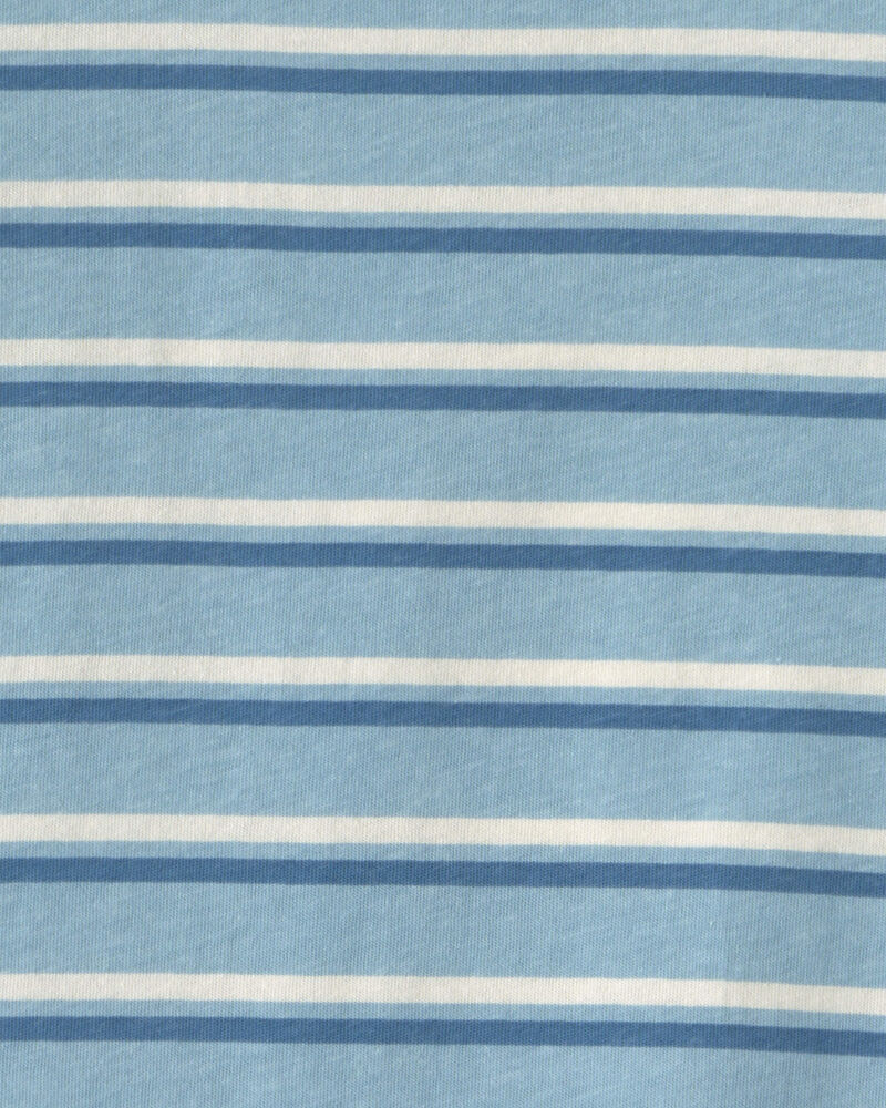 Tout-petit gar&ccedil;on - T-shirt manches longues &agrave; rayures - Bleu, image 2 sur 2 diapositives