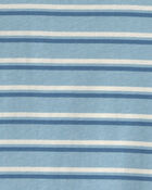 Tout-petit gar&ccedil;on - T-shirt manches longues &agrave; rayures - Bleu, image 2 sur 2 diapositives