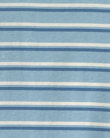 Tout-petit gar&ccedil;on - T-shirt manches longues &agrave; rayures - Bleu, 