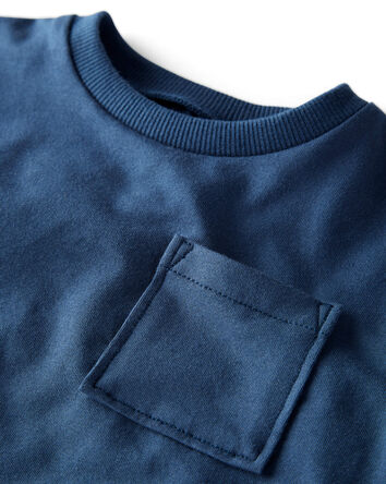 Toddler 3-Pack Organic Cotton Long-Sleeve Stretch Jersey Tees, 