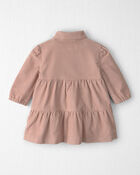 Baby Girl Organic Cotton Corduroy Dress, image 2 of 6 slides