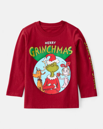 Toddler Dr. Seuss™ The Grinch Long-Sleeve Graphic Tee - Red, 