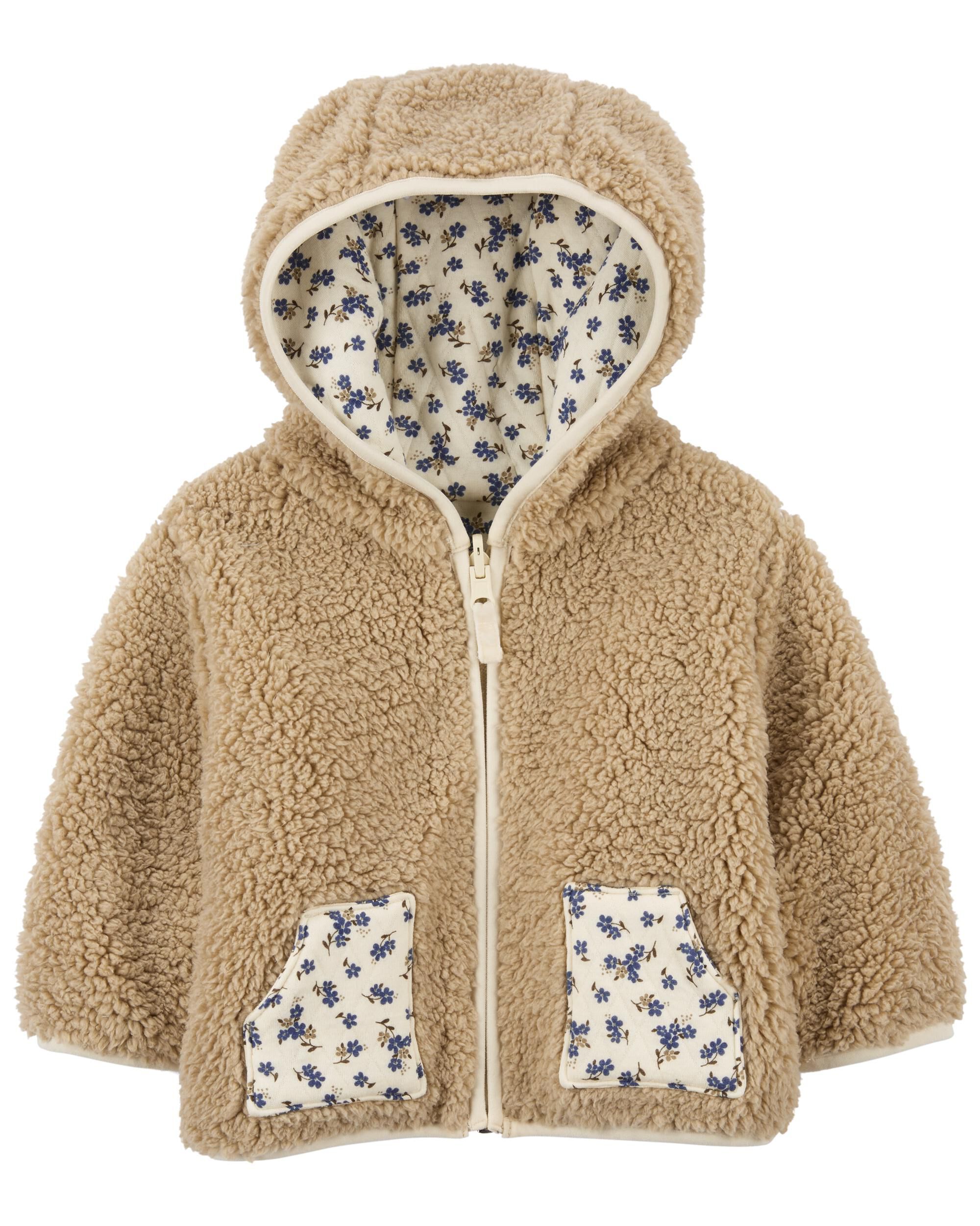2 In 1 Sherpa Lined Reversible Jacket