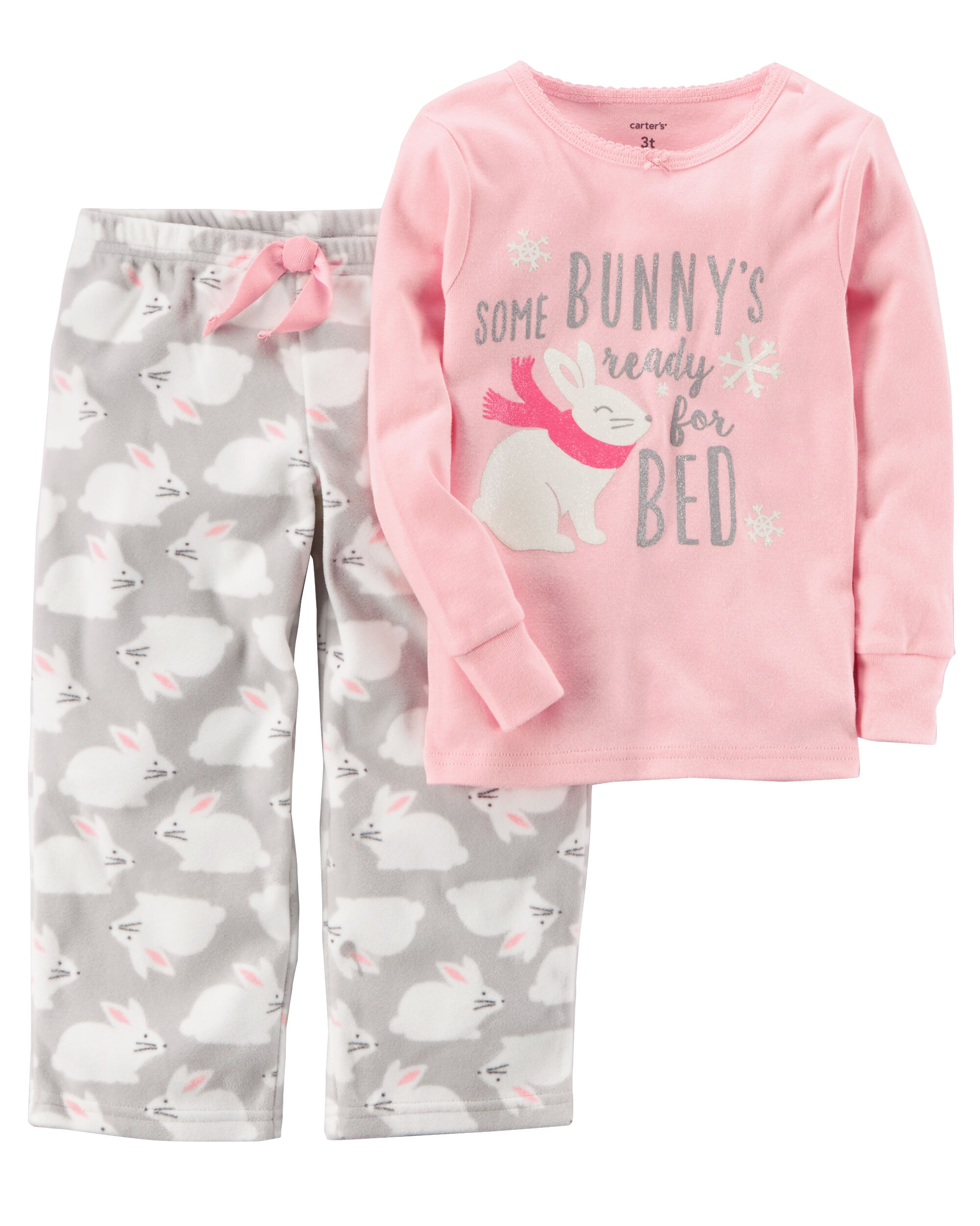 carters fleece pajamas 2t