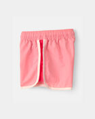 B&eacute;b&eacute; fille - Short de sport aux couleurs contrast&eacute;es - Rose, image 3 sur 4 diapositives