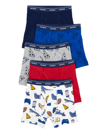 Kid 5-Pack Boxer Briefs Underwear, 