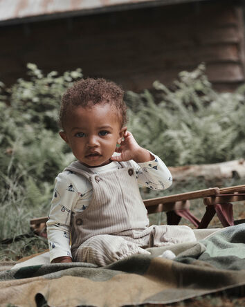 Baby 2-Pack Organic Cotton Bodysuits, 