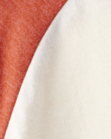 Gar&ccedil;ons - T-shirt raglan &agrave; manches longues - Orange, 