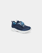 Tout-petit gar&ccedil;on - Chaussures d&eacute;contract&eacute;es, dinosaures - Bleu, image 1 sur 7 diapositives