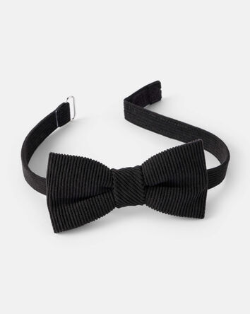 Boys Corduroy Bowtie - Black, 