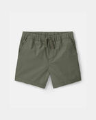 Toddler Boy Canvas Shorts - Green, image 1 of 4 slides