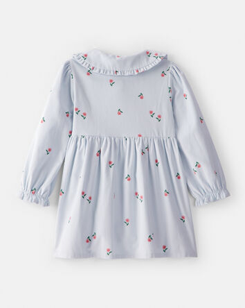 Toddler Girl Corduroy Dress - Grey, 