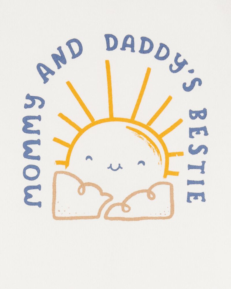 Baby Mommy And Daddy's Bestie Bodysuit, image 2 of 3 slides