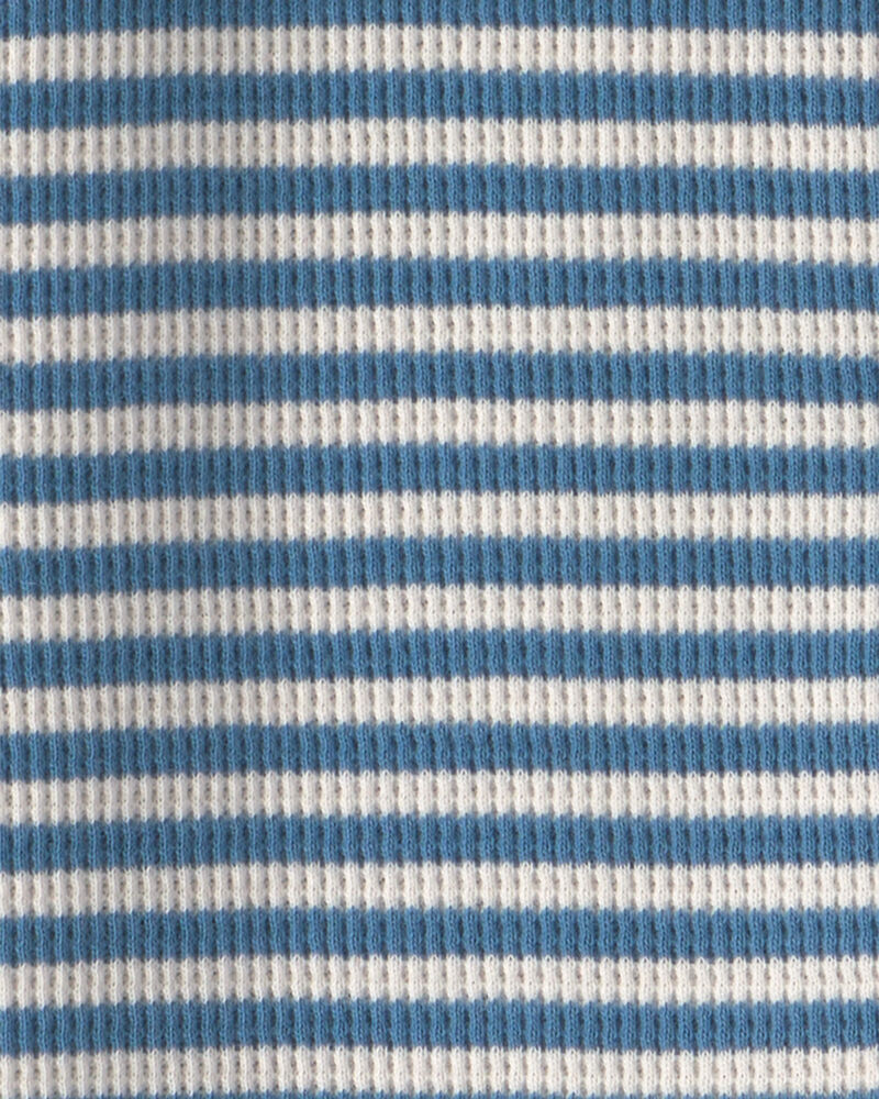 Baby Organic Cotton Waffle Knit Jumpsuit, image 4 of 5 slides