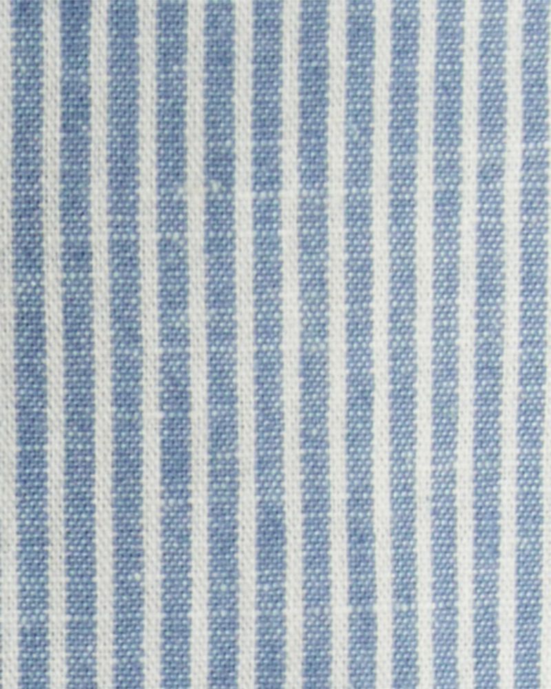 Baby Boy Linen Button-Front Shirt Made with Organic Cotton, image 3 of 5 slides