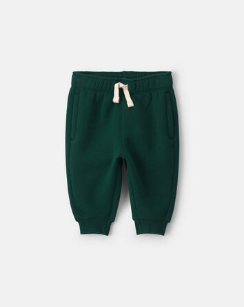 Baby Boy Fleece Pants - Green, 