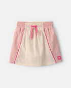 Girls Colourblock Skort - Ivory/Pink, image 1 of 4 slides