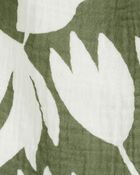 Toddler Tropical Floral Sleeveless Tank - Green, image 2 of 3 slides