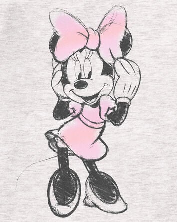 Kid Minnie Mouse Tee - Grey, 