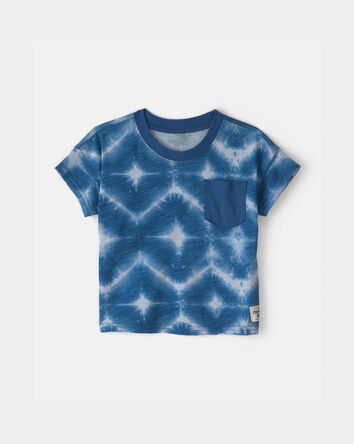 Baby Boy Geometric Pocket Tee - Blue, 