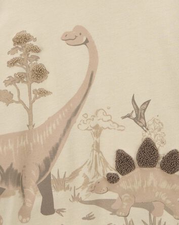 T-shirt à capuchon à imprimé de dinosaure, 