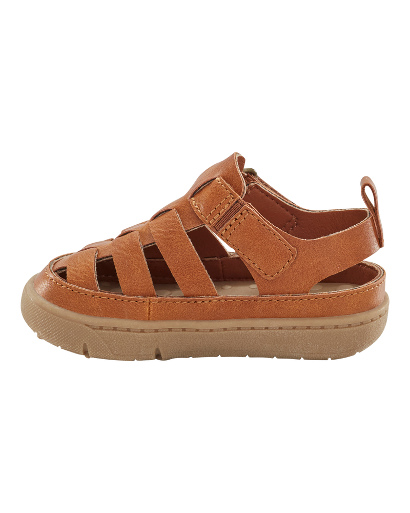 Baby Every Step® First Walker Fisherman Sandals - Brown, image 6 of 7 slides