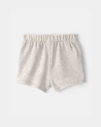 Baby Drawstring Shorts - Grey, 