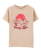 Kid Desert Landscape Graphic Tee - Khaki, image 1 of 3 slides